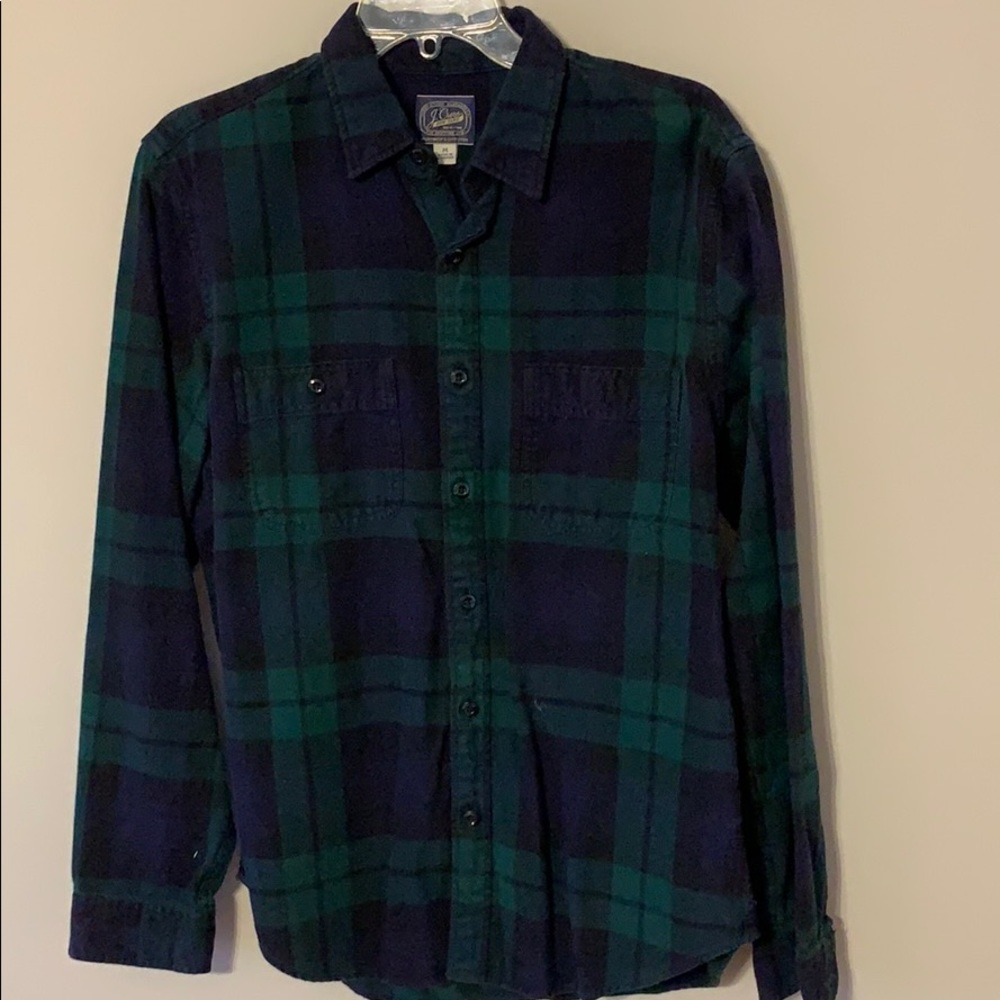 J. Crew Blackwatch Flannel Shirt